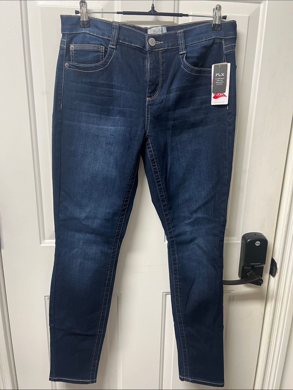 Mudd Women's Skinny Jeans — Deep Indigo Wash